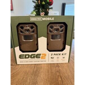 Moultrie Mobile Edge 2 36MP Cellular Trail Camera 2 Pack Kit Brown MMC-14124